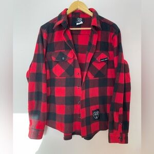 Country Liberty Plaid Fleece size small
